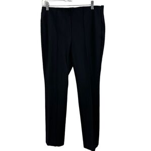 Chico's Petite Front Seam Side Zip Black Ankle Pants, size 0.5 Petite